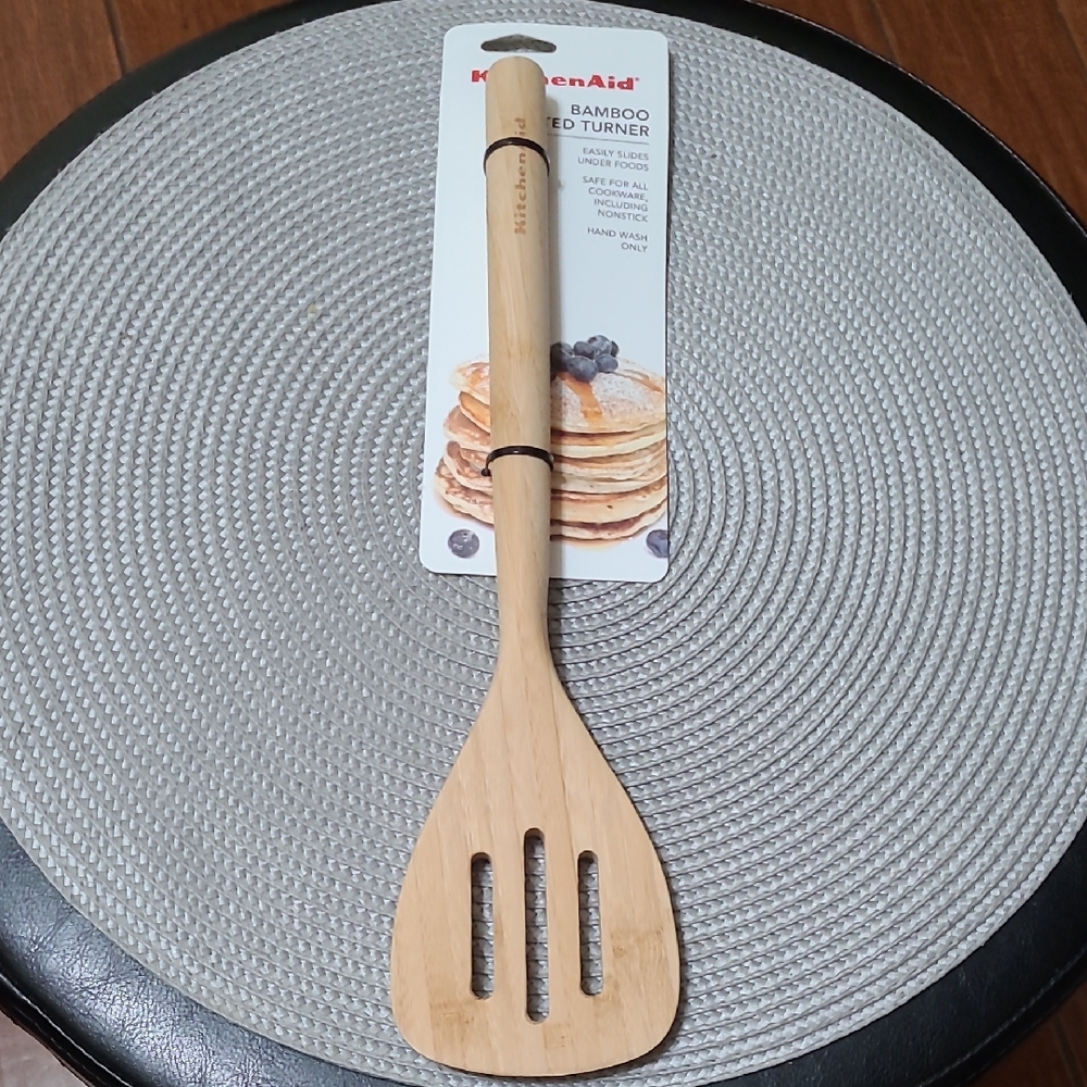 KitchenAid Bamboo Slotted Turner